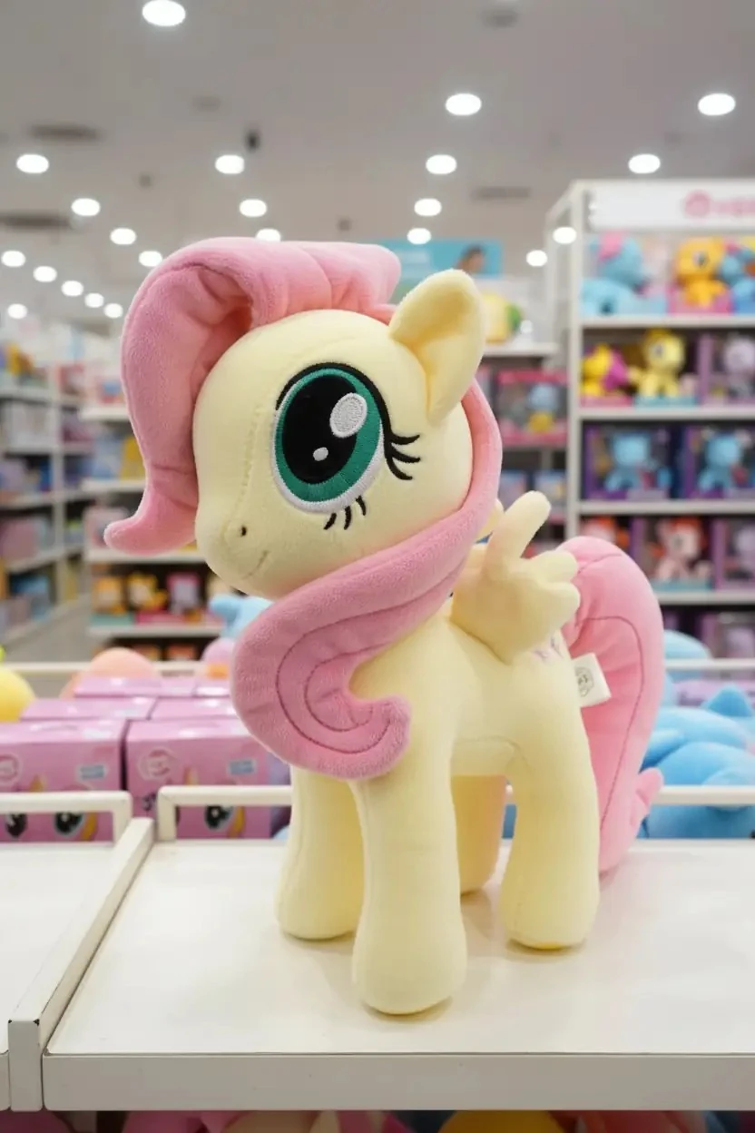 My Little Pony Lisanslı 25 cm Ayakta Peluş Oyuncak (Fluttershy)