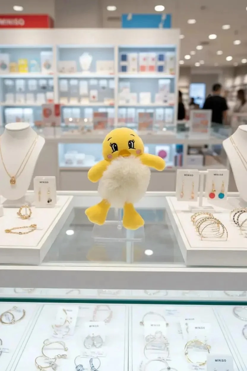 Ördek Figürlü Peluş Saç Lastiği – Yumuşacık Sevimli Tasarım