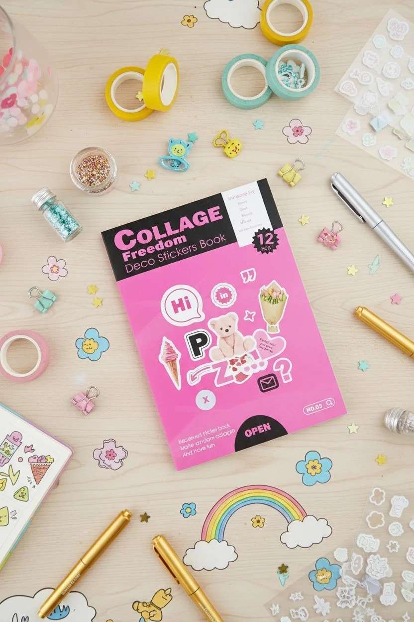 12 Sayfa Sticker Defteri