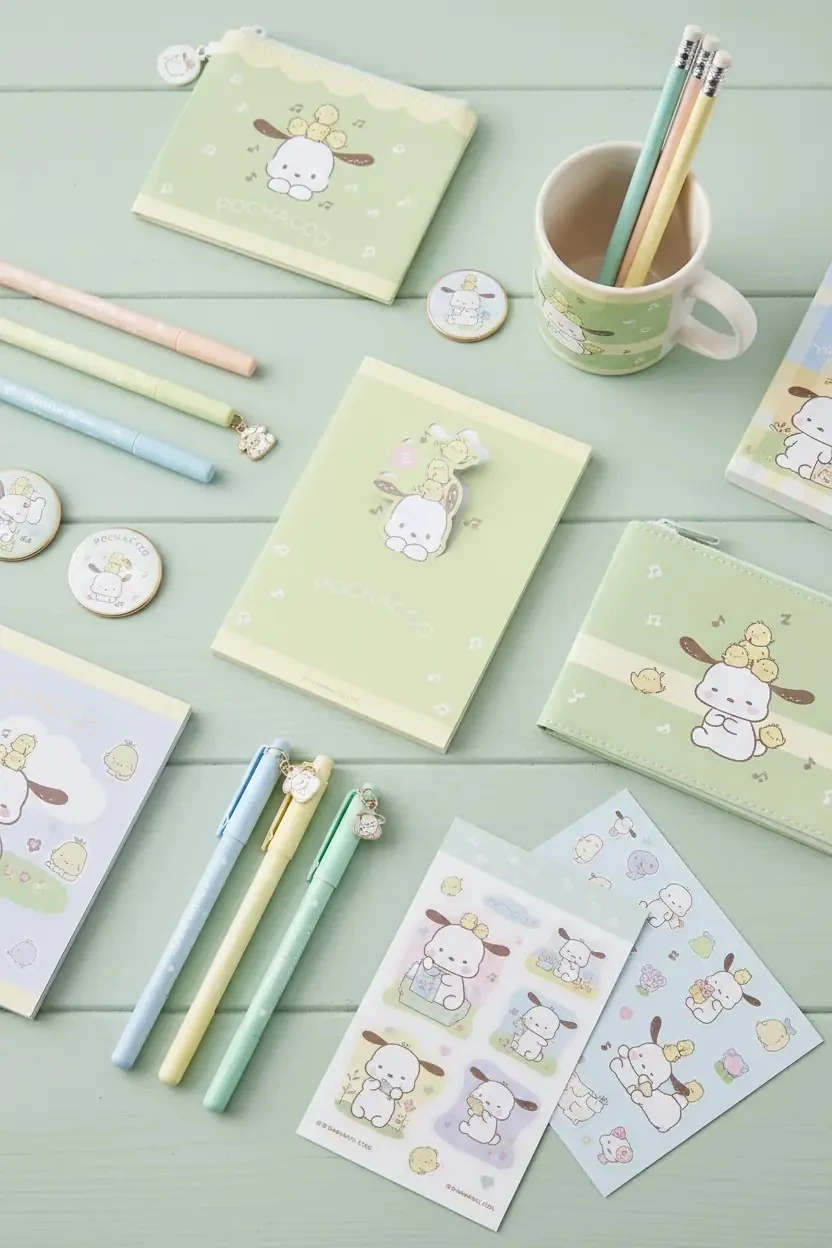 Sanrio Lisanslı Pochacco Standlı Not Defteri – Masa Üstü Tasarım