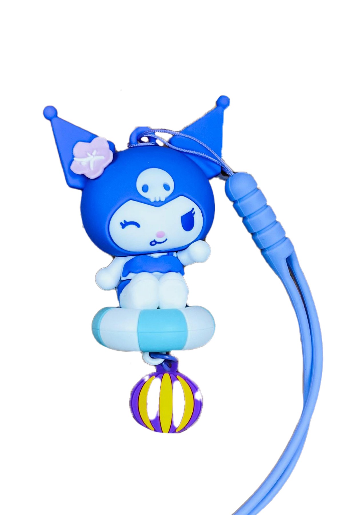 Sanrio Lisanslı Yaz Serisi Araba Süsü - Kuromi