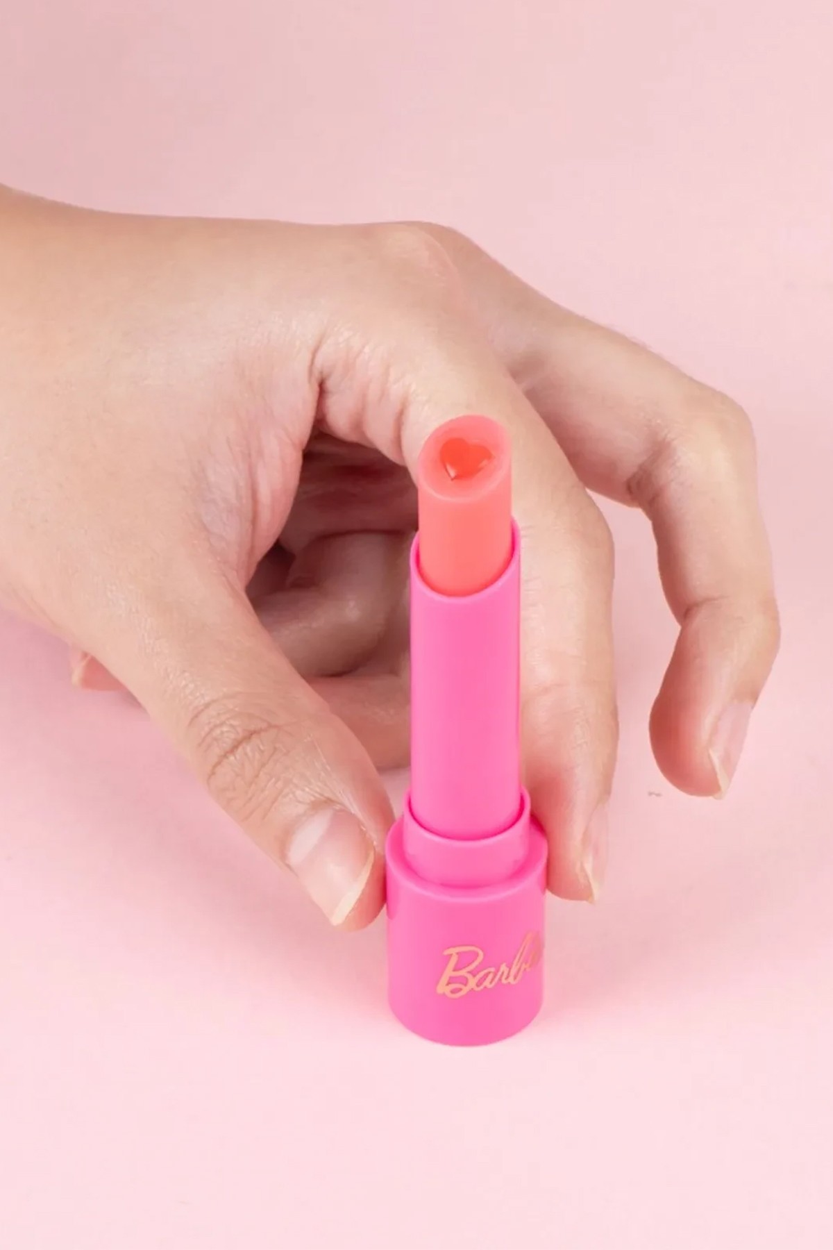 Barbie Lisanslı Pembe Serisi 2'si 1 Arada Dudak Balsamı - Gül