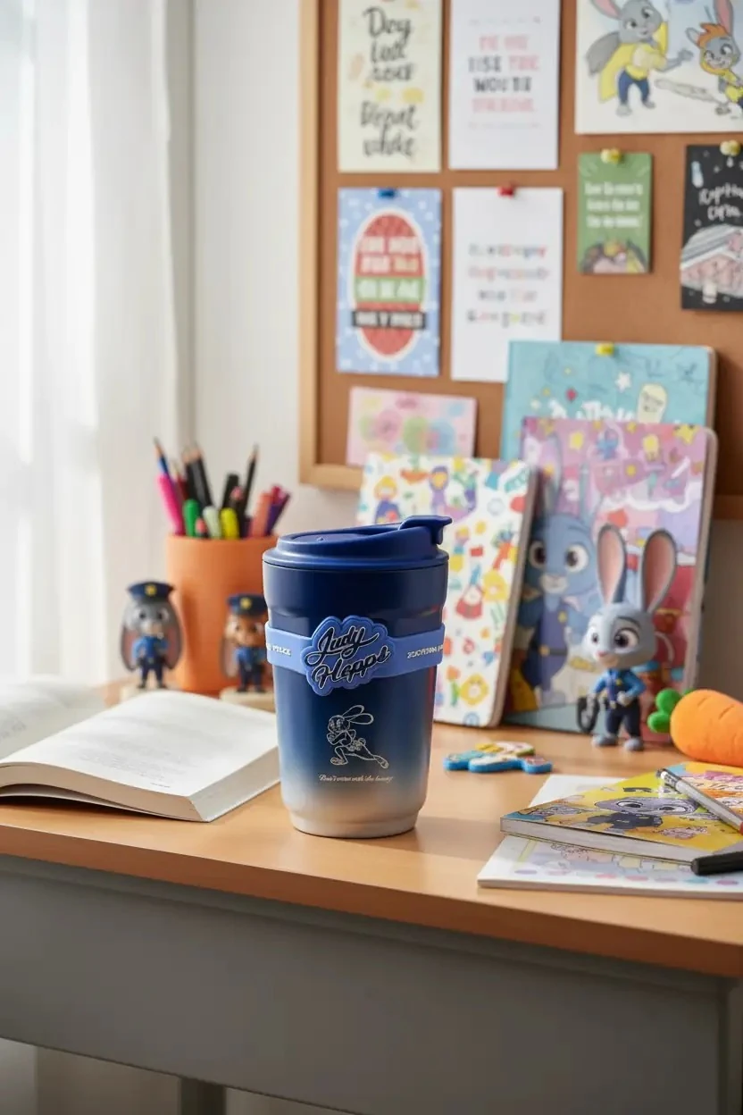 Disney Zootropolis Lisanslı Judy Polis Memuru Serisi Çelik Matara