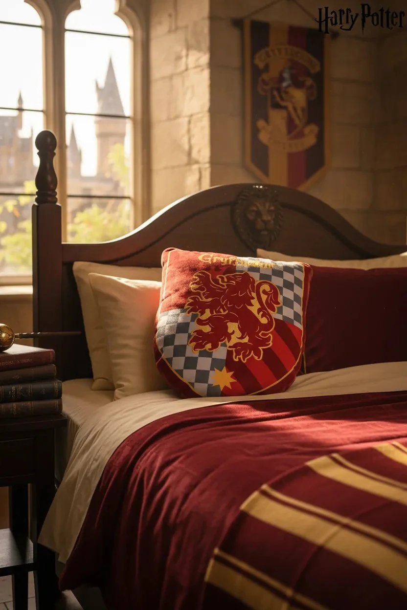 Harry Potter Lisanslı Yastık (40 cm) - Gryffindor