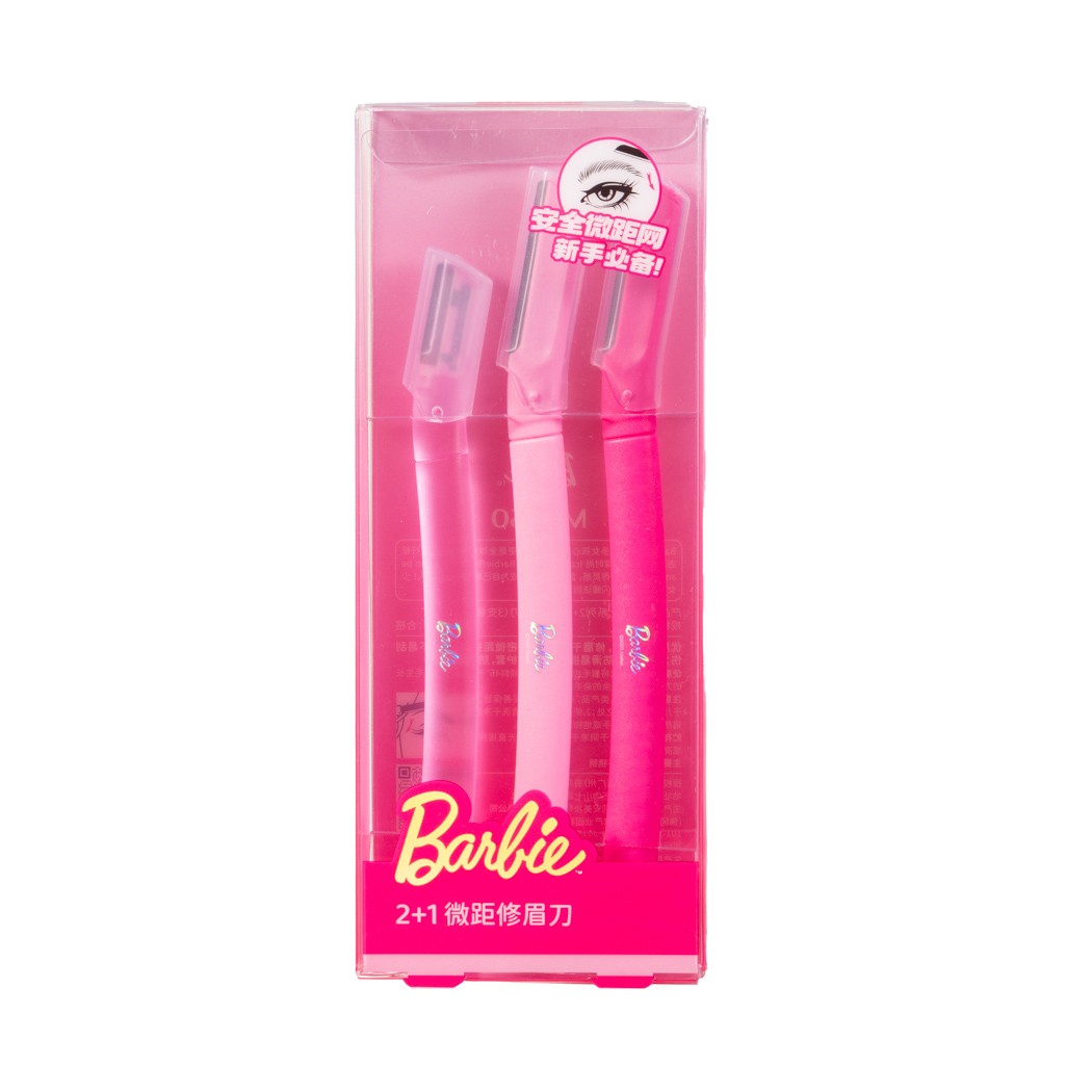Barbie Lisanslı 3'Lü Kaş Usturası