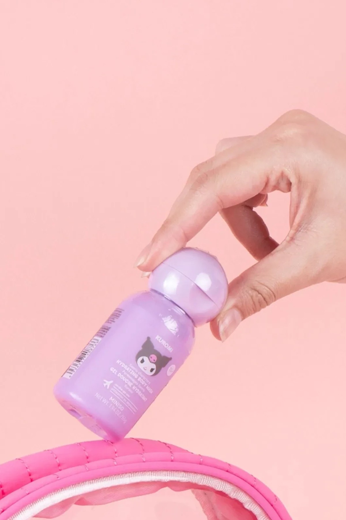 Sanrio  Kuromi  Lisanslı Nemlendiricili Duş Jeli 55Gr Seyahat Boyu