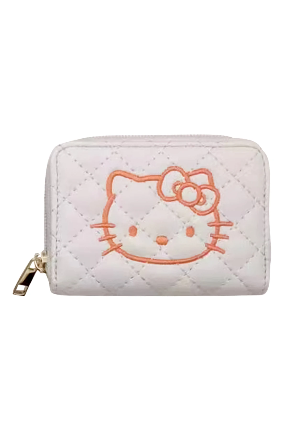 Sanrio Lisanslı Hello Kitty Sevimli Fermuarlı Kartlık Cüzdan