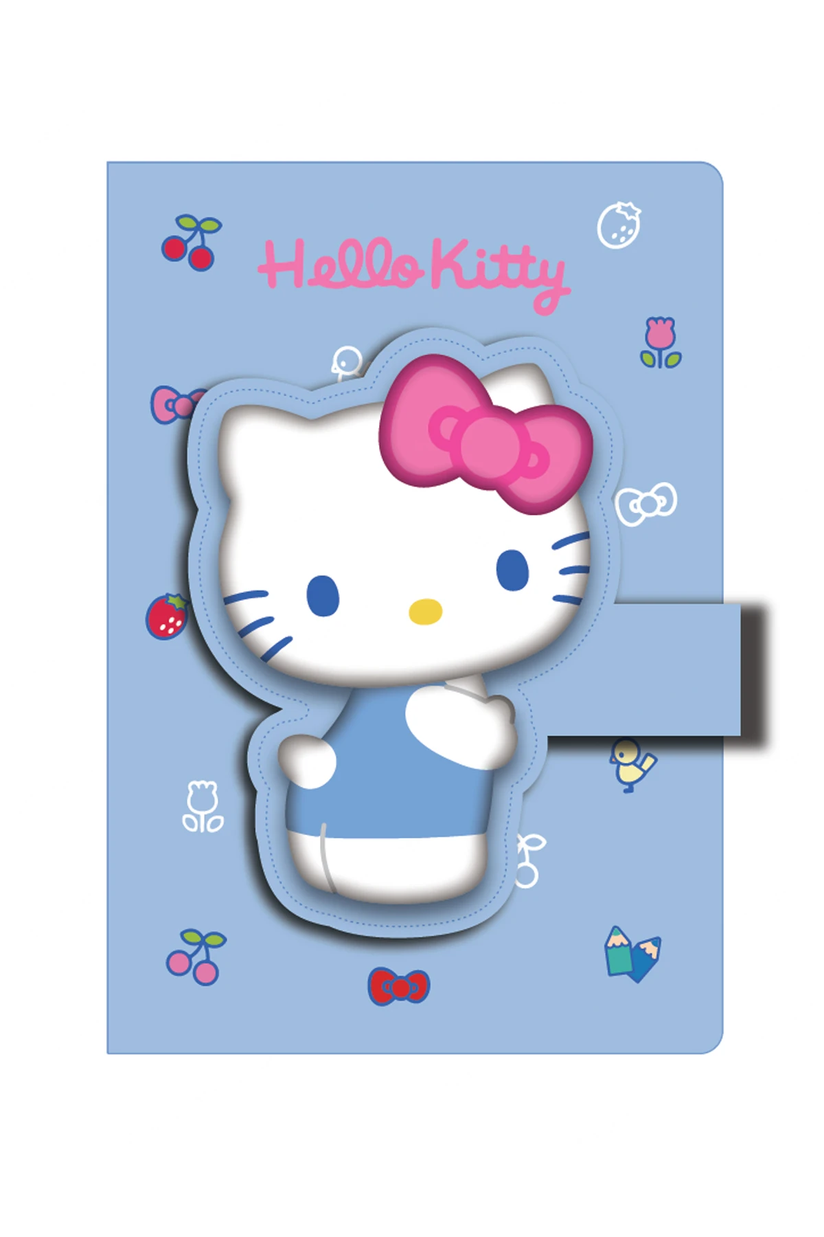 Sanrio Lisanslı Hello Kitty A5 3D  Figürlü Mıknatıslı Not Defteri