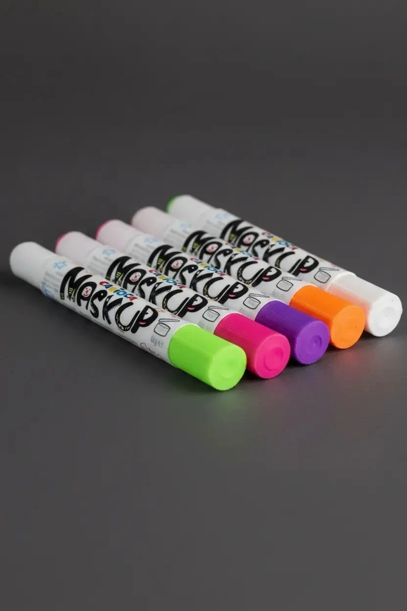 Fosforlu Yüz Boyası 6'lı – Neon Ve Parlayan Renkler