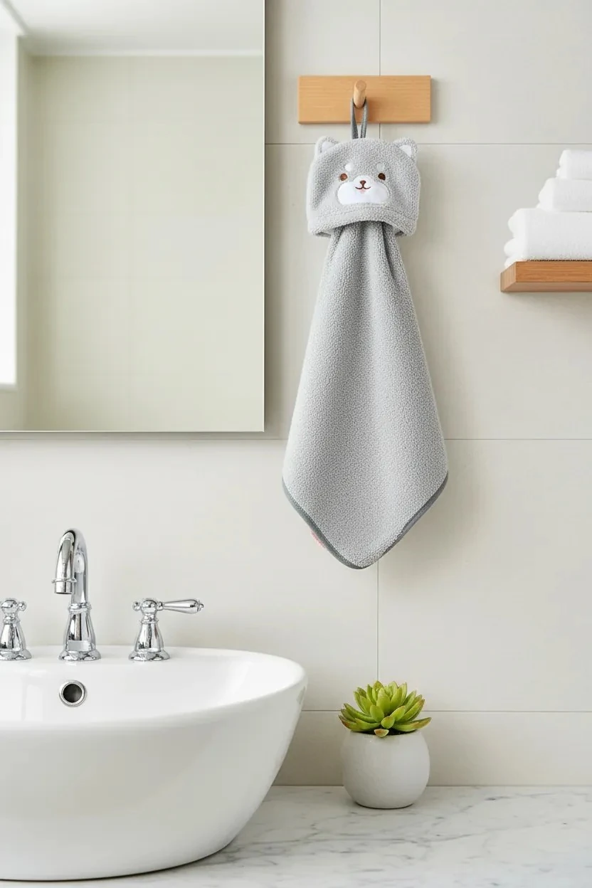 Sevimli Hayvanlar Serisi Emici El Havlusu (Shiba Inu)