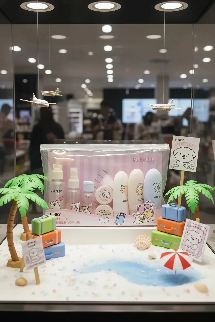 Maltesse Lisanslı Seyahat Şişe Seti (11 Adet) - Pratik ve Şirin Seyahat Arkadaşınız