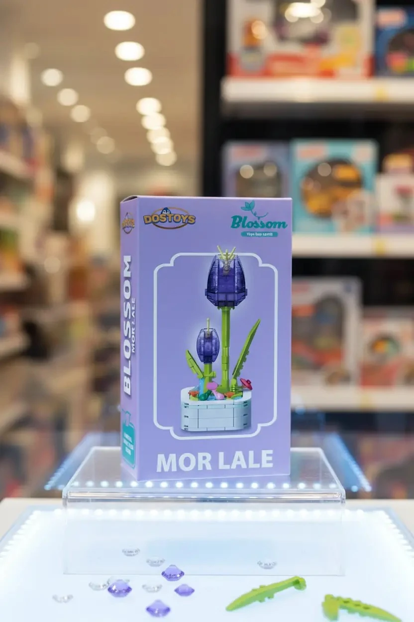 Mor Lale (Mini Çiçek Lego)