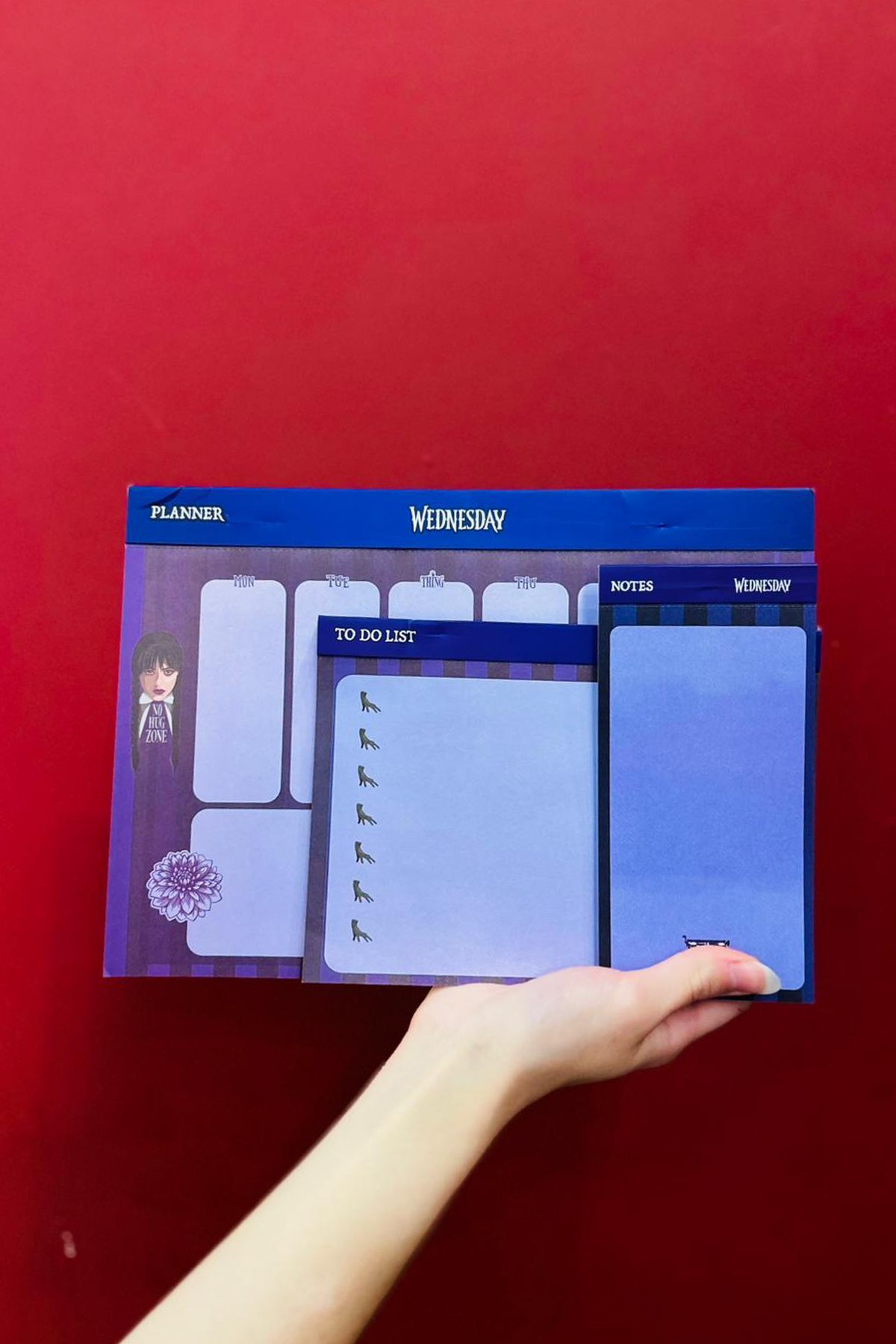 Wednesday Lisanslı Planlayıcı Set