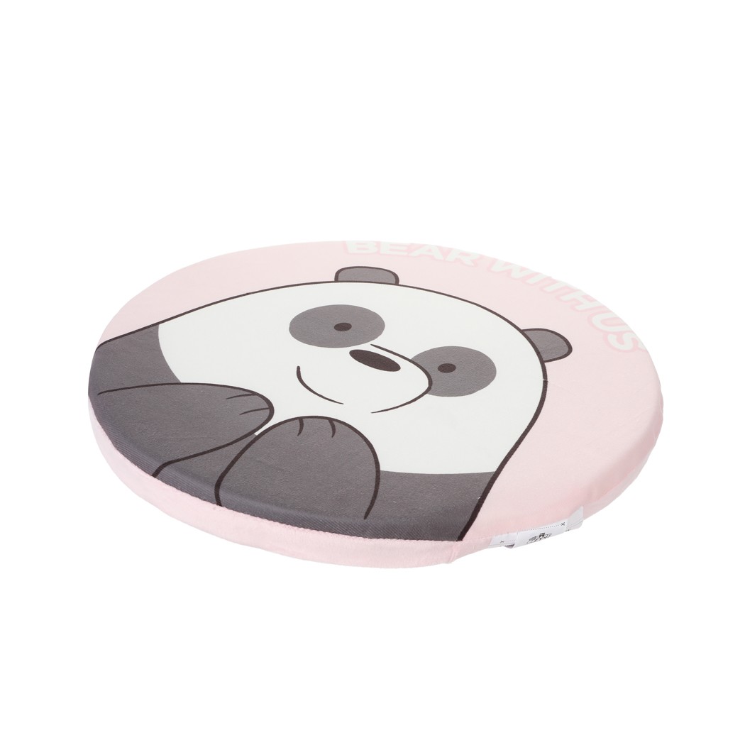 We Bare Bears Lisanslı Yuvarlak Yastık - Panda 40 cm