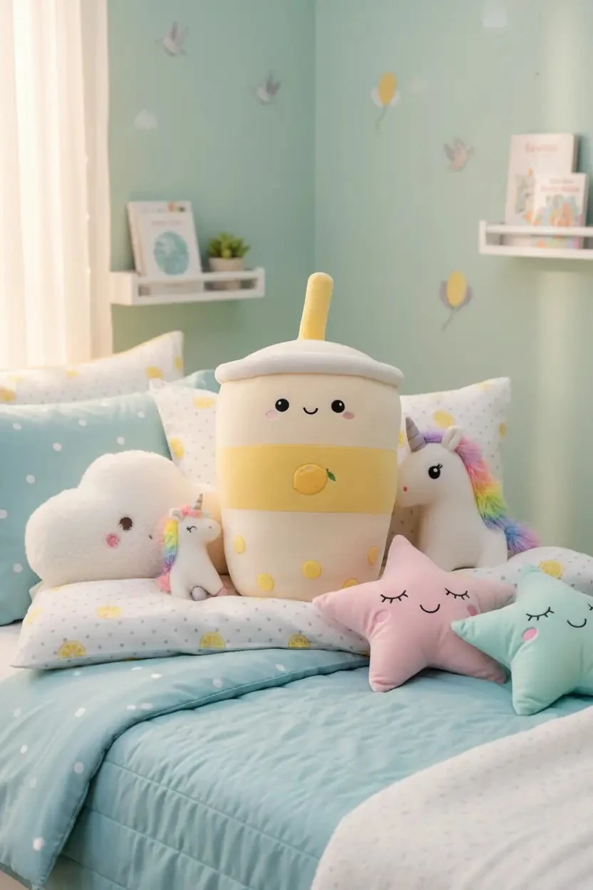 Meyve Çayı Serisi Peluş Oyuncak (30cm) - Limon