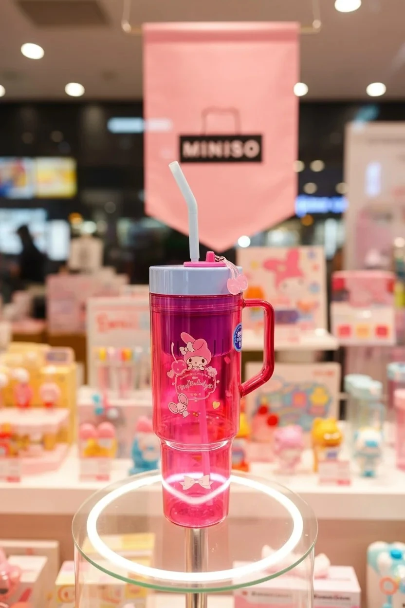 Sanrio Lisanslı Pipetli Plastik Şişe (1250ml) - My Melody
