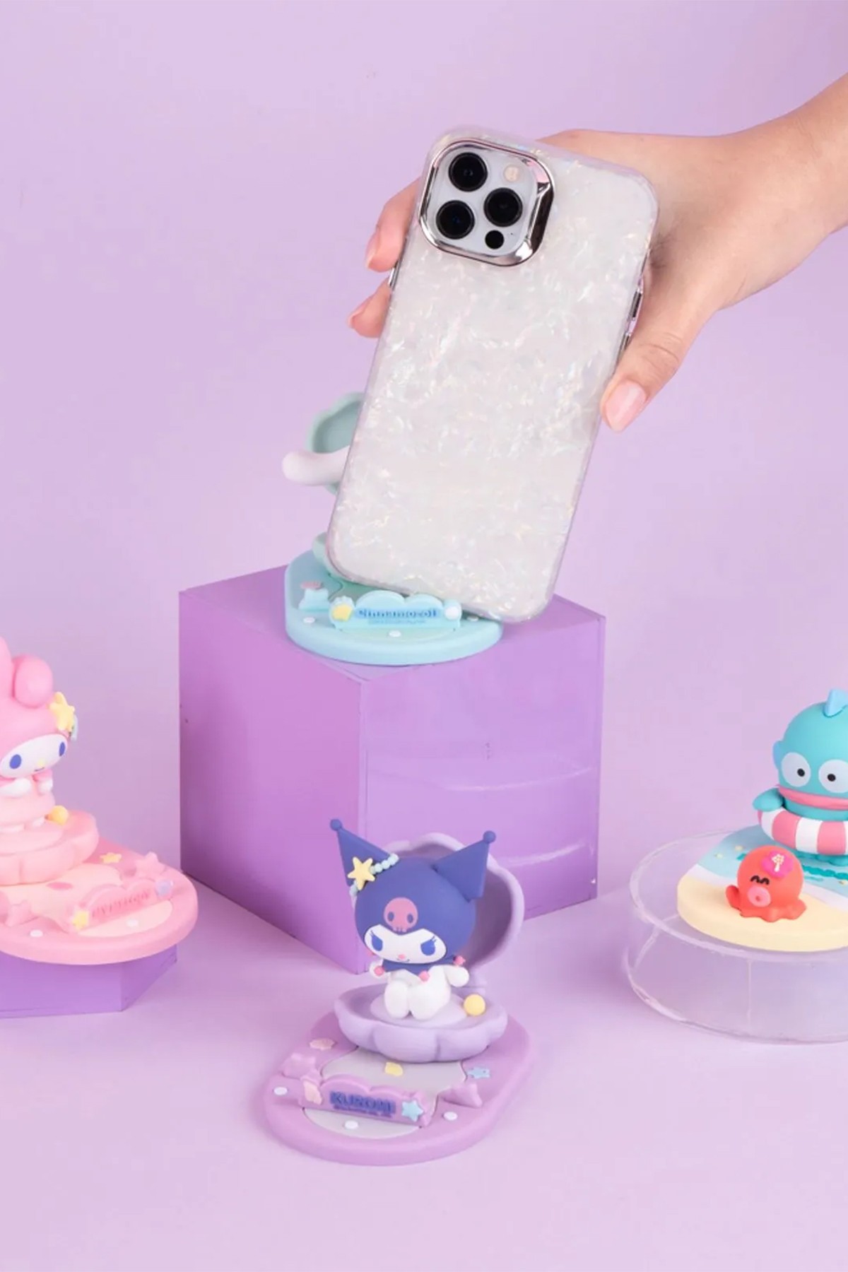 Sanrio Lisanslı Okyanus Serisi Masa Üstü Telefon Tutucu - Cinnamoroll