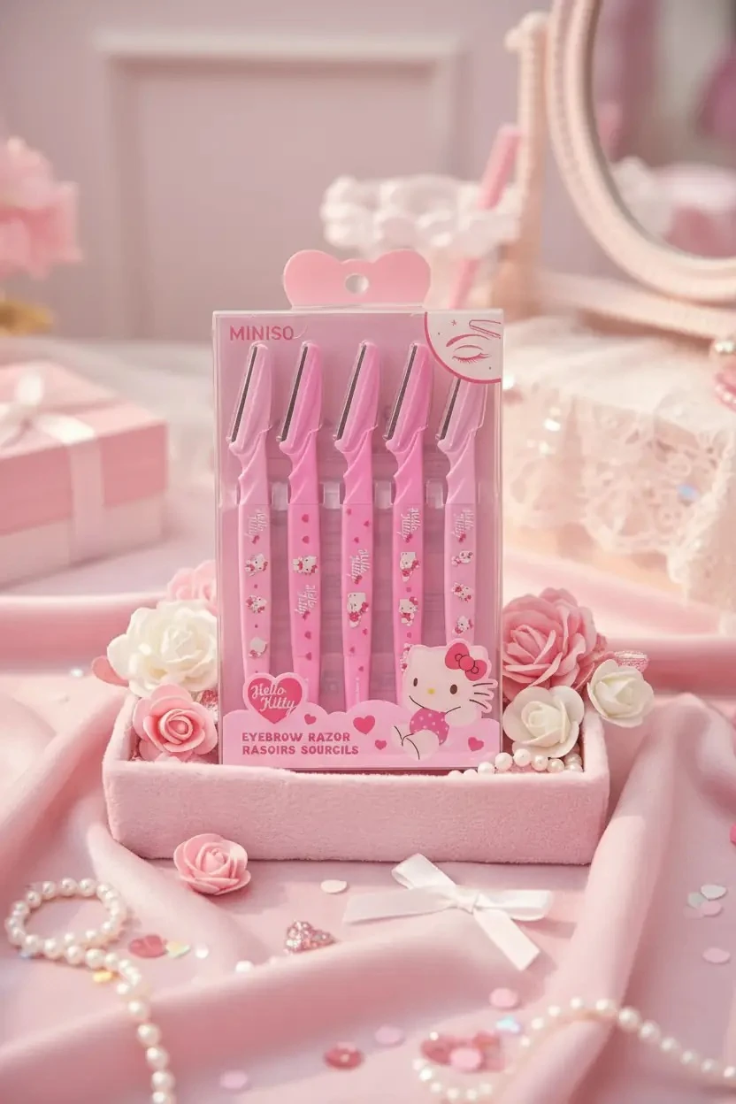 Sanrio Lisanslı Hello Kitty ve Arkadaşları Pembe Koleksiyonu Kaş Usturası