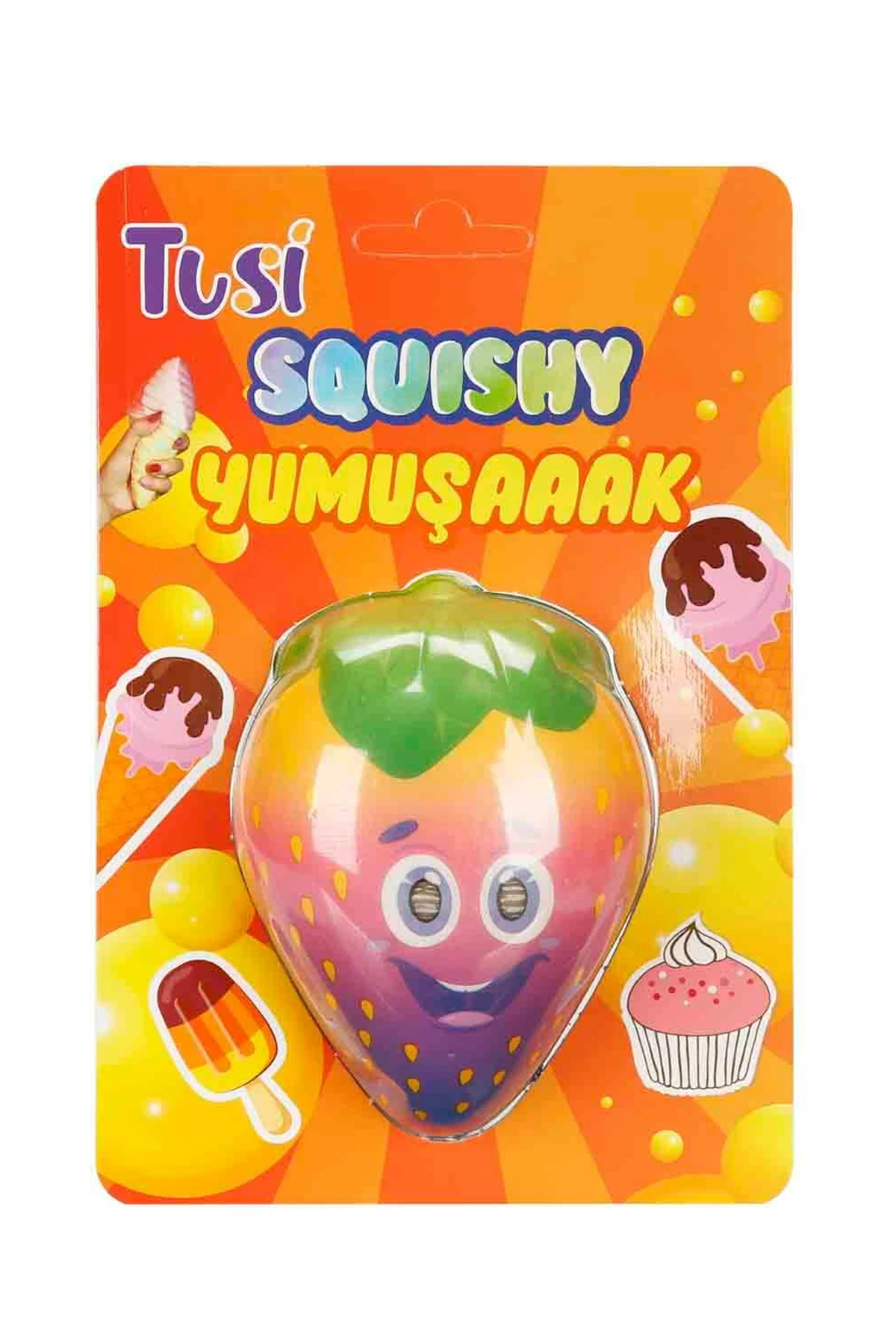 Tusi Squishy Çilek Köpük Oyuncak