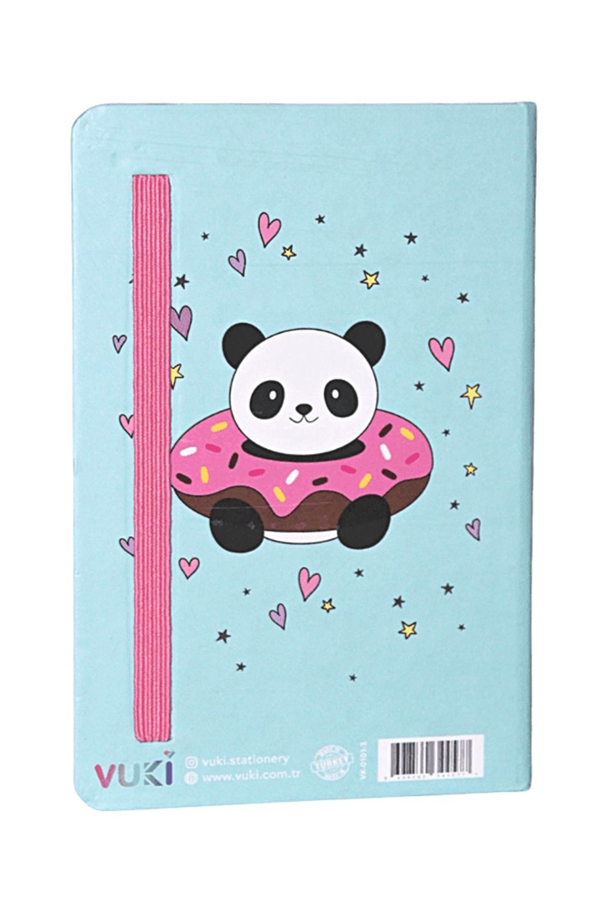 Vuki İpli Defter A6 10*15Cm Panda