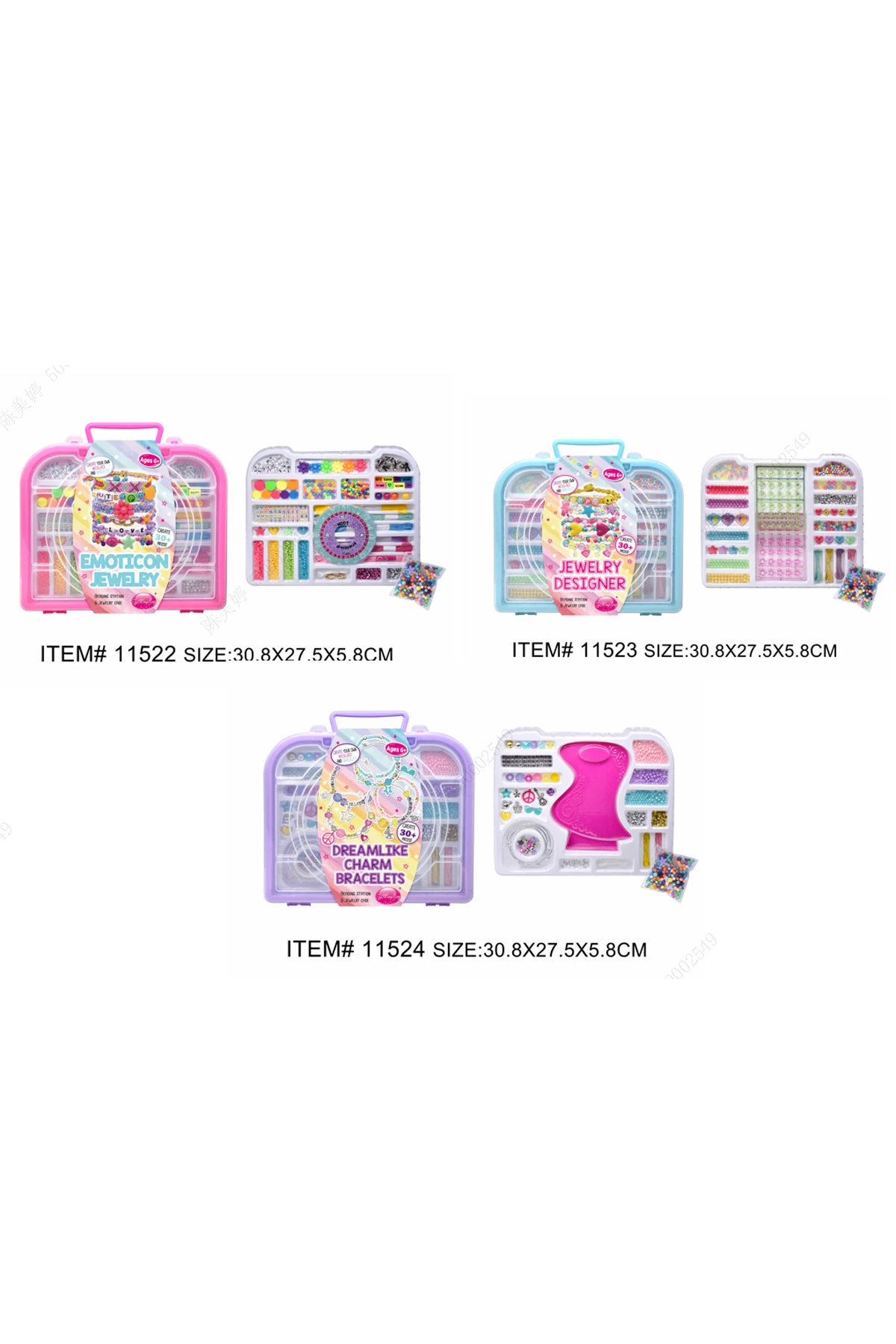 Taşınabilir Kutulu Kendin Yap Bileklik Yapım Seti