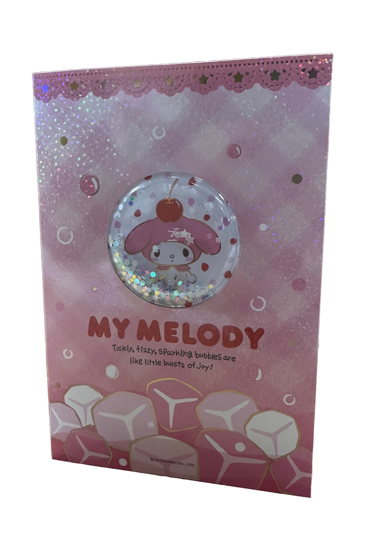 Sanrio Lisanslı Renkli Yaz Serisi Sert Kapak Sallantılı Not Defteri - My Melody