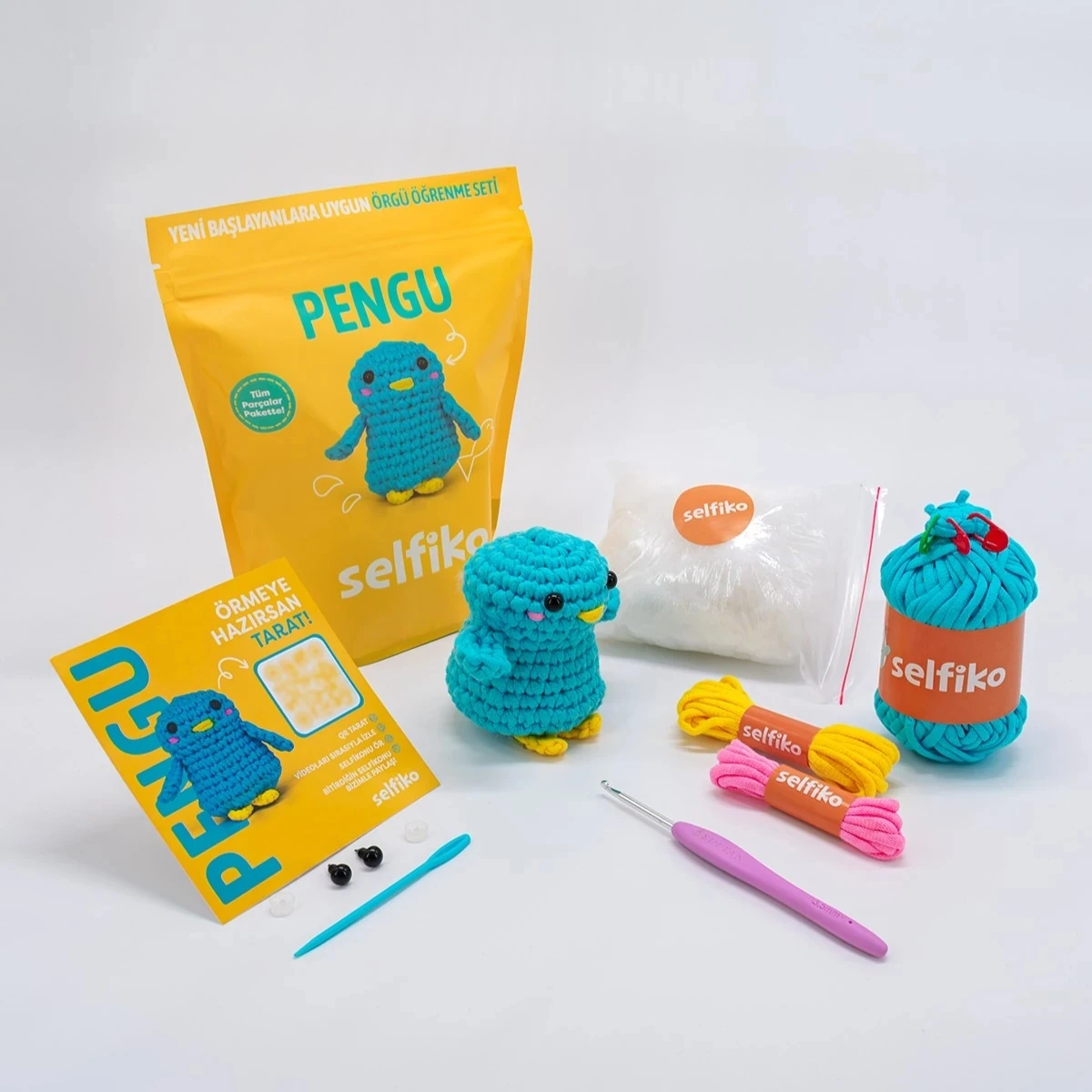 Pengu Örgü İpi Seti