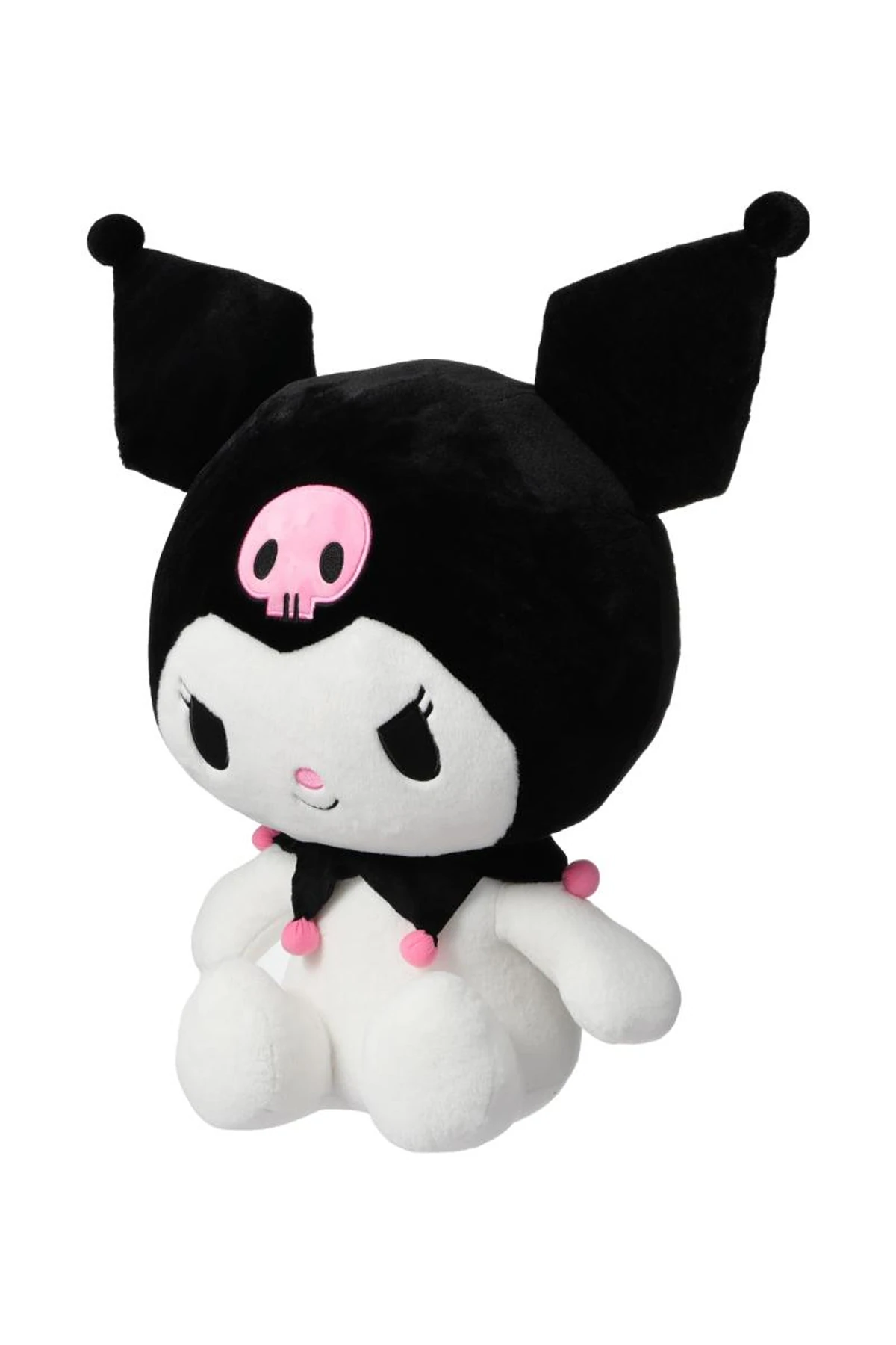 Sanrio Lisanslı Oturan Peluş Oyuncak (53 cm)-Kuromi