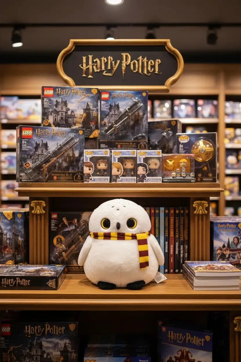 Harry Potter Lisanslı Hedwig Atkılı Peluş Oyuncak