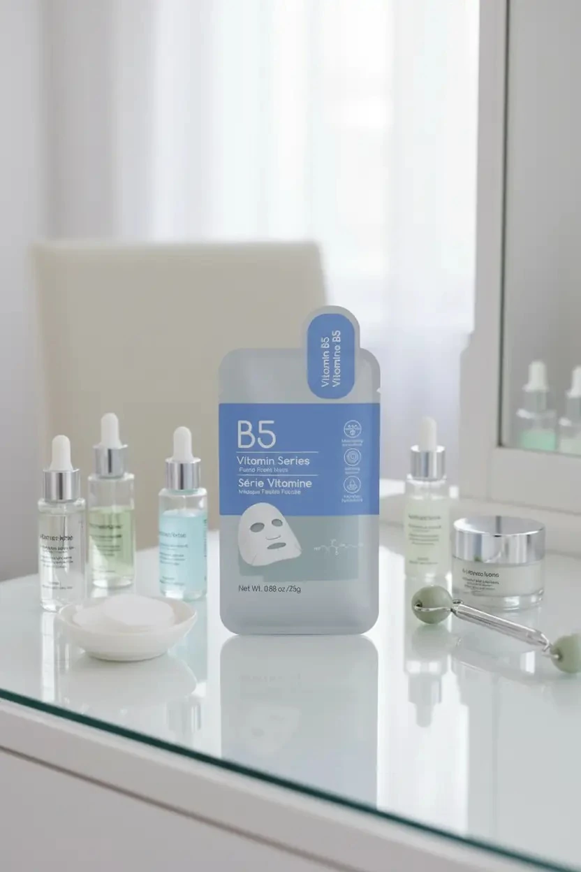 Miniso Lisanslı Vitamin Serisi B5 İçerikli Nemlendirici Kağıt Yüz Maskesi