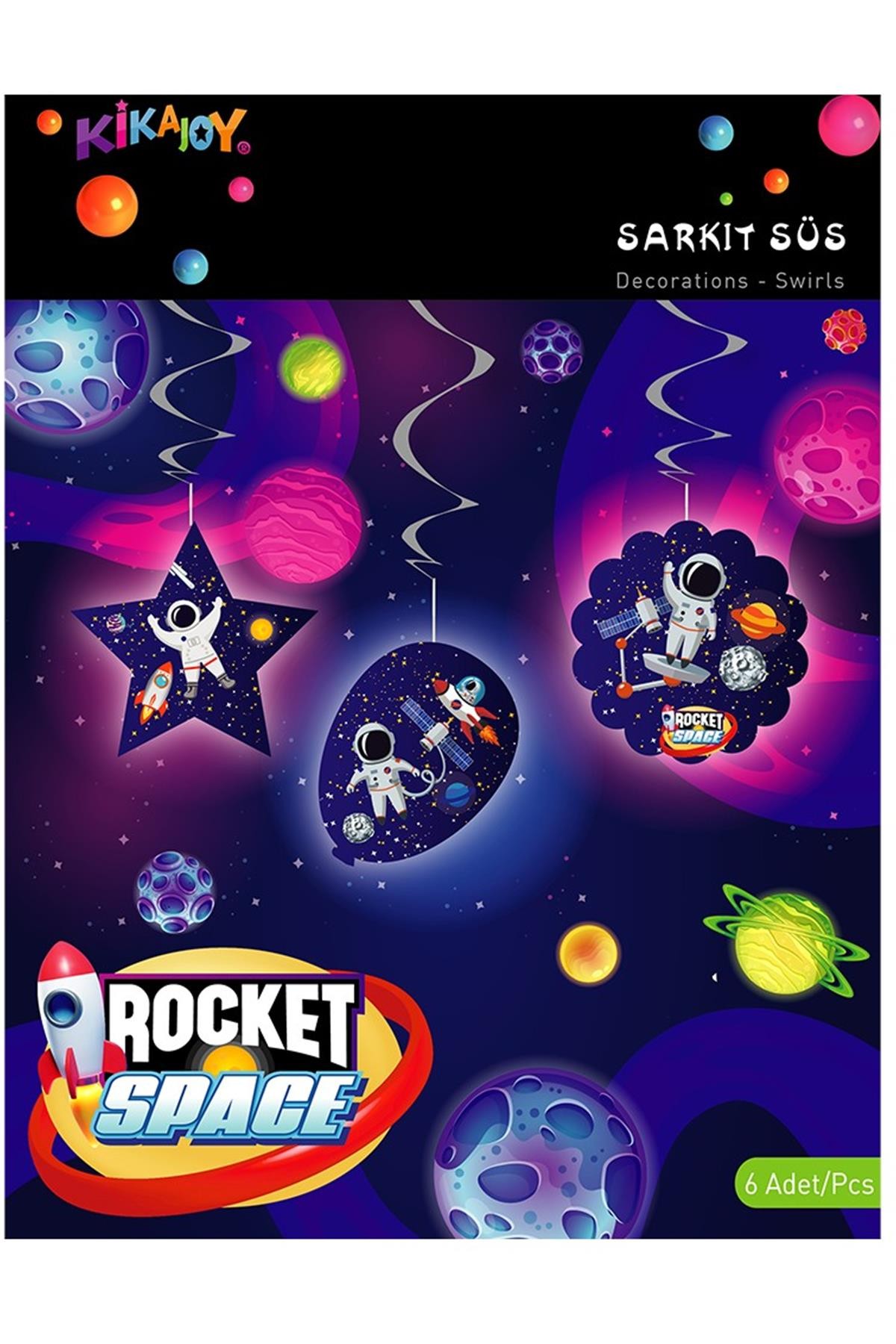 Rocket Space Sarkıtma Süsler