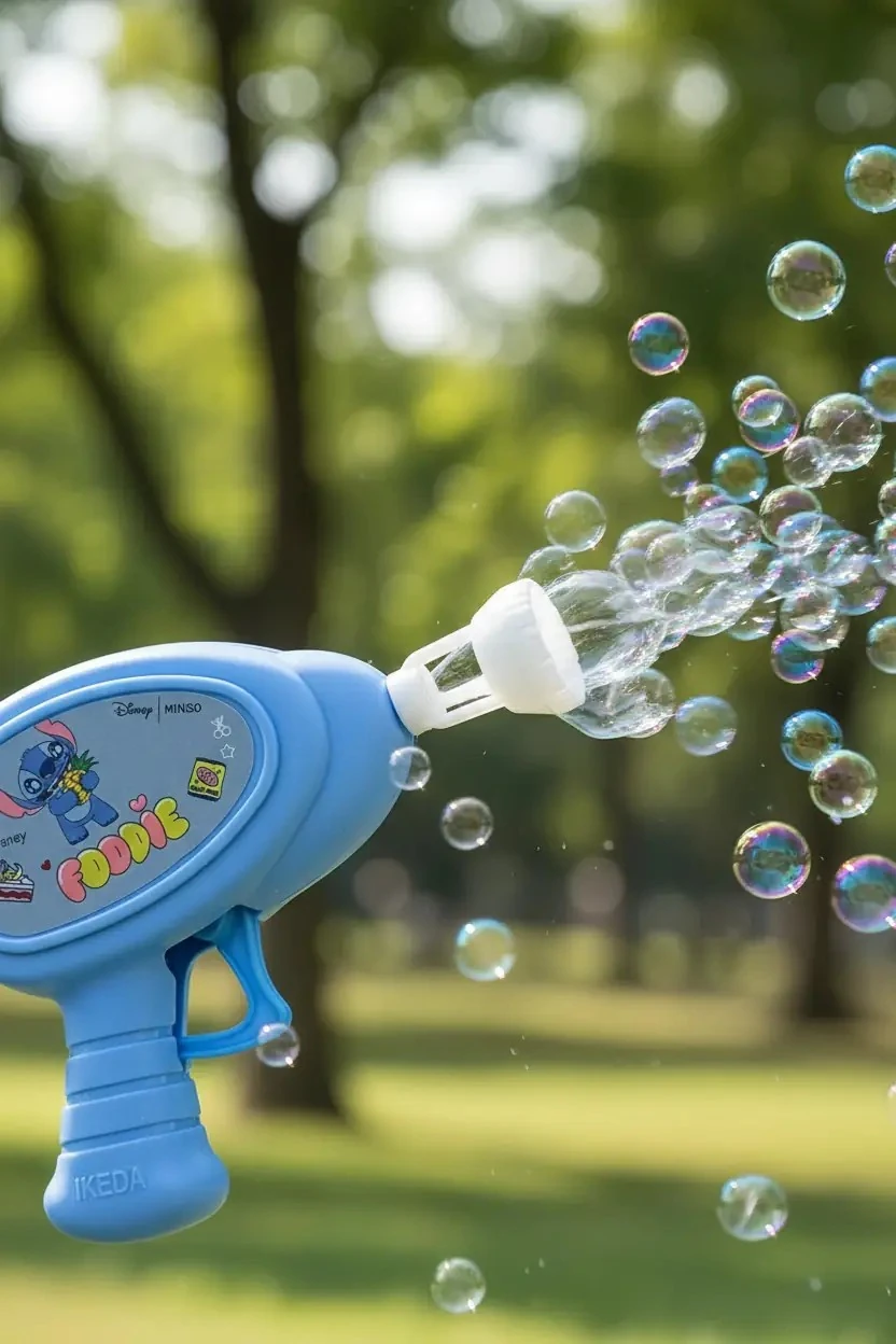 Disney Lilo & Stitch Lisanslı Parti Serisi Sabit Baloncuk Tabancası