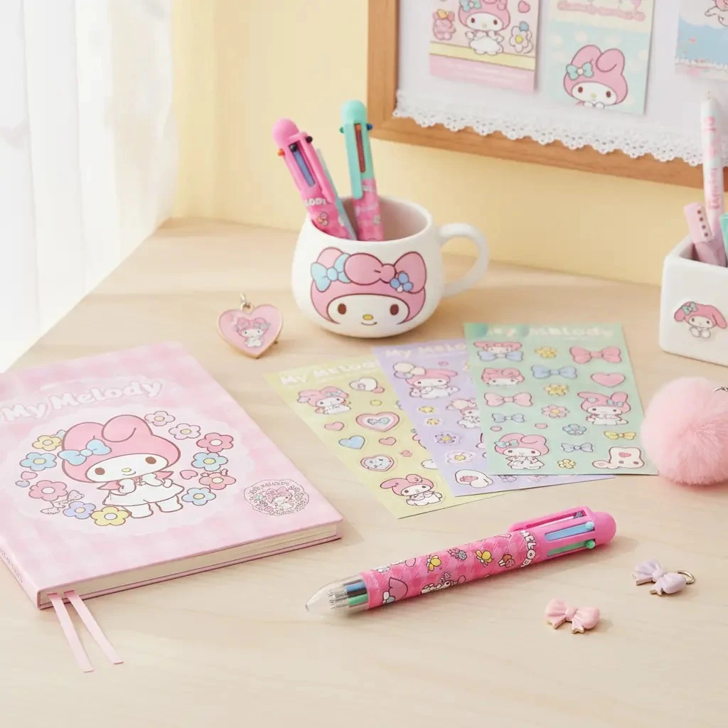 Sanrio Lisanslı 6 Renkli Çoklu Kalem (0,8Mm) - My Melody