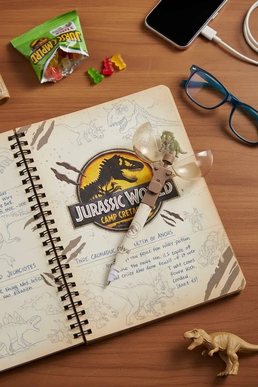 Jurassic World Koleksiyonu Yumurta Kabuğu Tükenmez Kalem