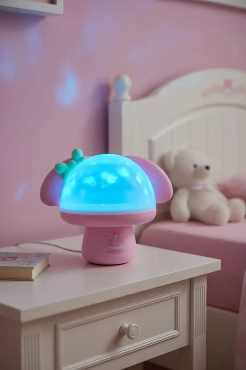 Sanrio Lisanslı My Melody Yıldızlı Gökyüzü Projeksiyon Lambası – Gece Lambası