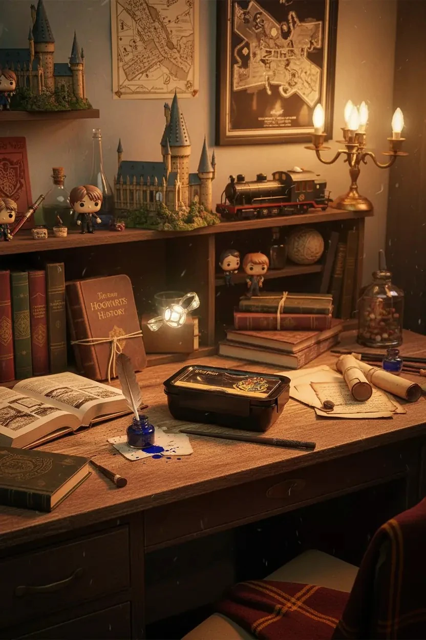 Harry Potter Lisanslı Yiyecek Kutusu & Yiyecek Çantası Seti