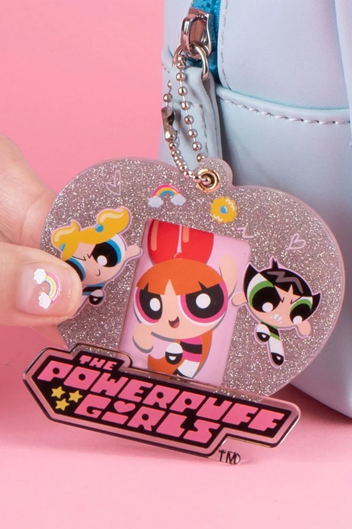 Powerpuff Girls Lisanslı Kalp Figürlü Anahtarlık