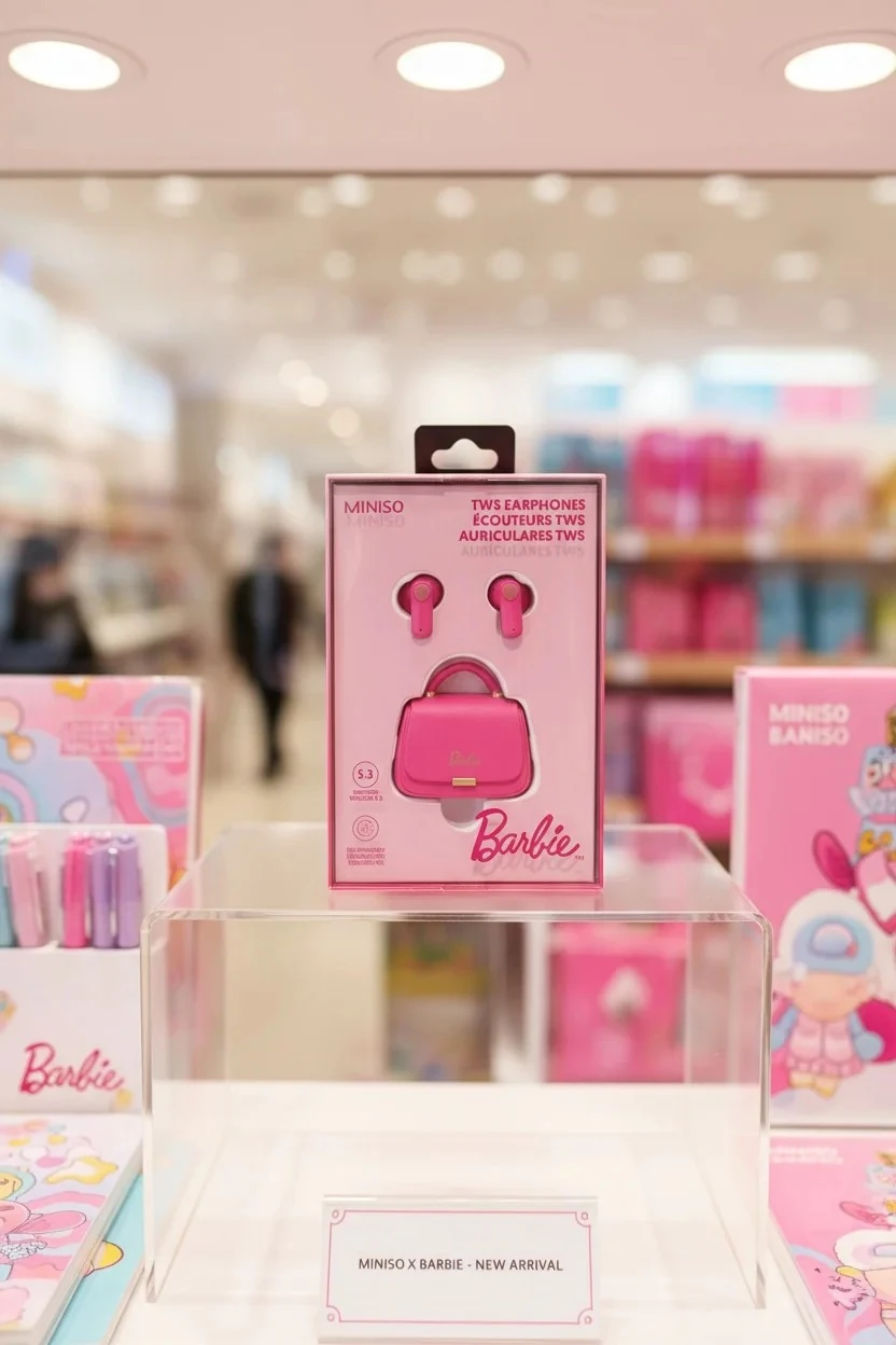 Barbie Lisanslı Çanta Şekilli Kulak İçi Bluetooth Kulaklık