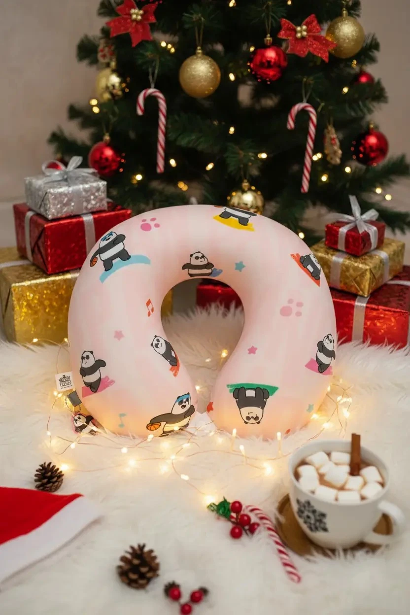 We Bare Bears Lisanslı Boyun Yastığı - Panda