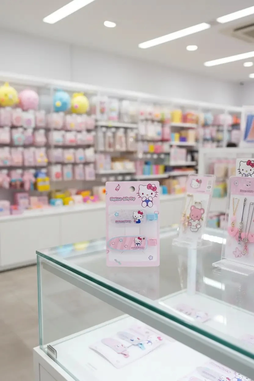 Hello Kitty Lisanslı Tatlı Fabrika Saç Tokası (2 adet)