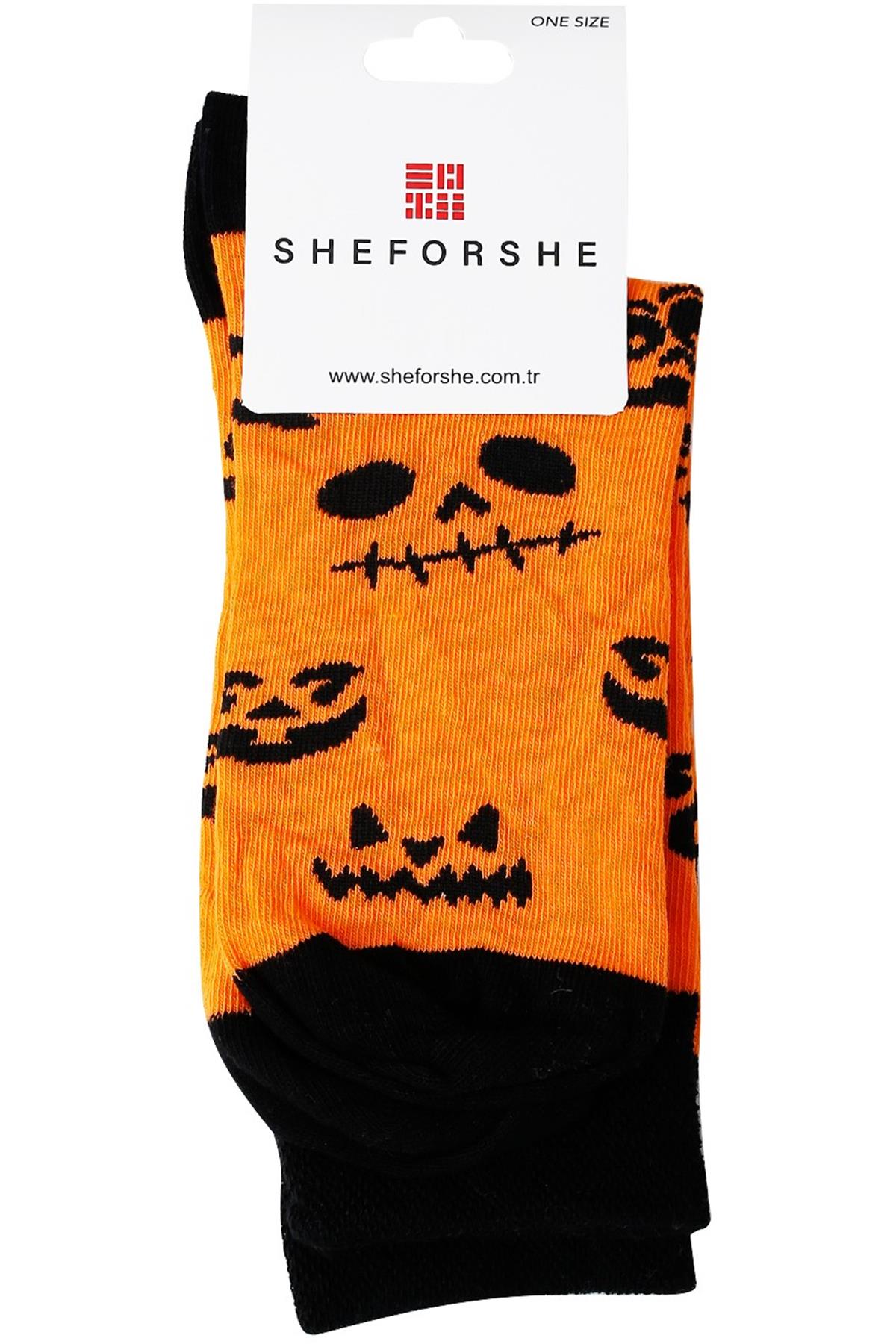 Sheforshe Cadılar Bayramı Temalı Çorap - Aw23