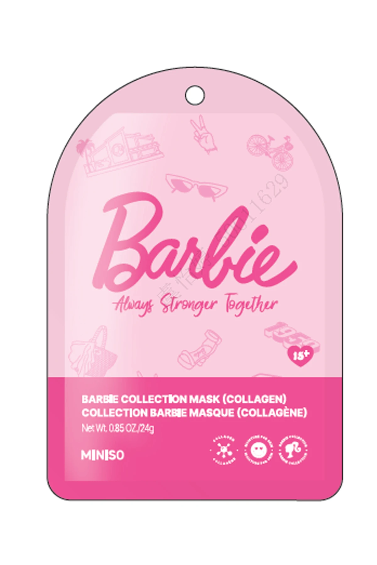 Barbie Lisanslı Kağıt Yüz Maskesi (Peptid)