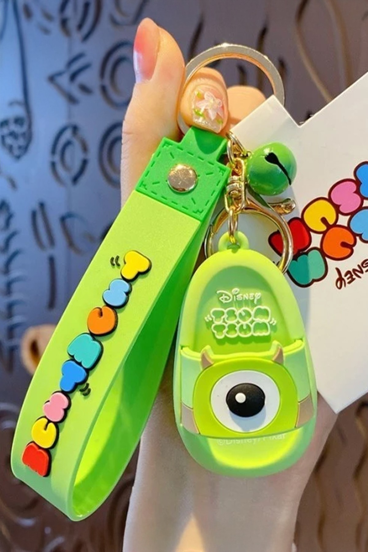 Disney Lisanslı Tsum Tsum Serisi Mini Terlik Figürlü Anahtarlık