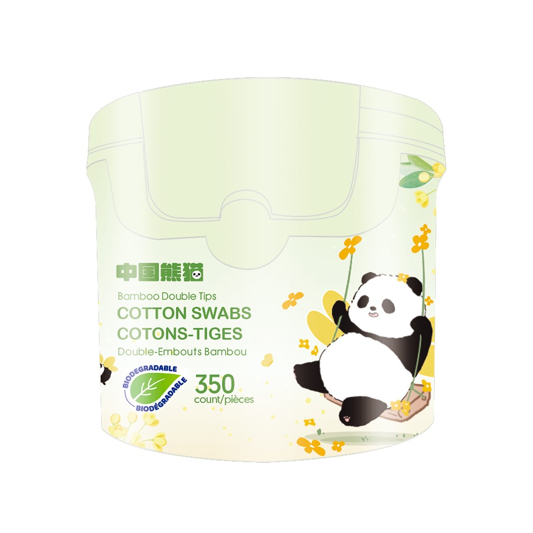 Çinli Panda Bambulu Kulak Çubuğu (350 Adet)