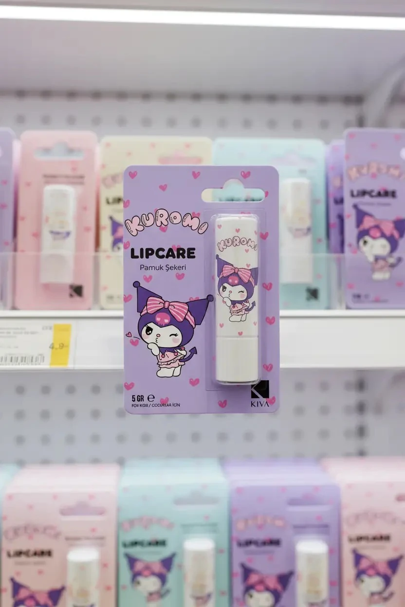 Kuromi Lipcare Pamuk Şekerli Lip Balm 5GR