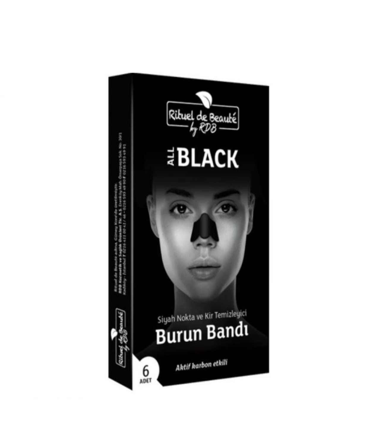 Rituel De Beaute Aktif Karbon Siyah Nokta Burun Bandı