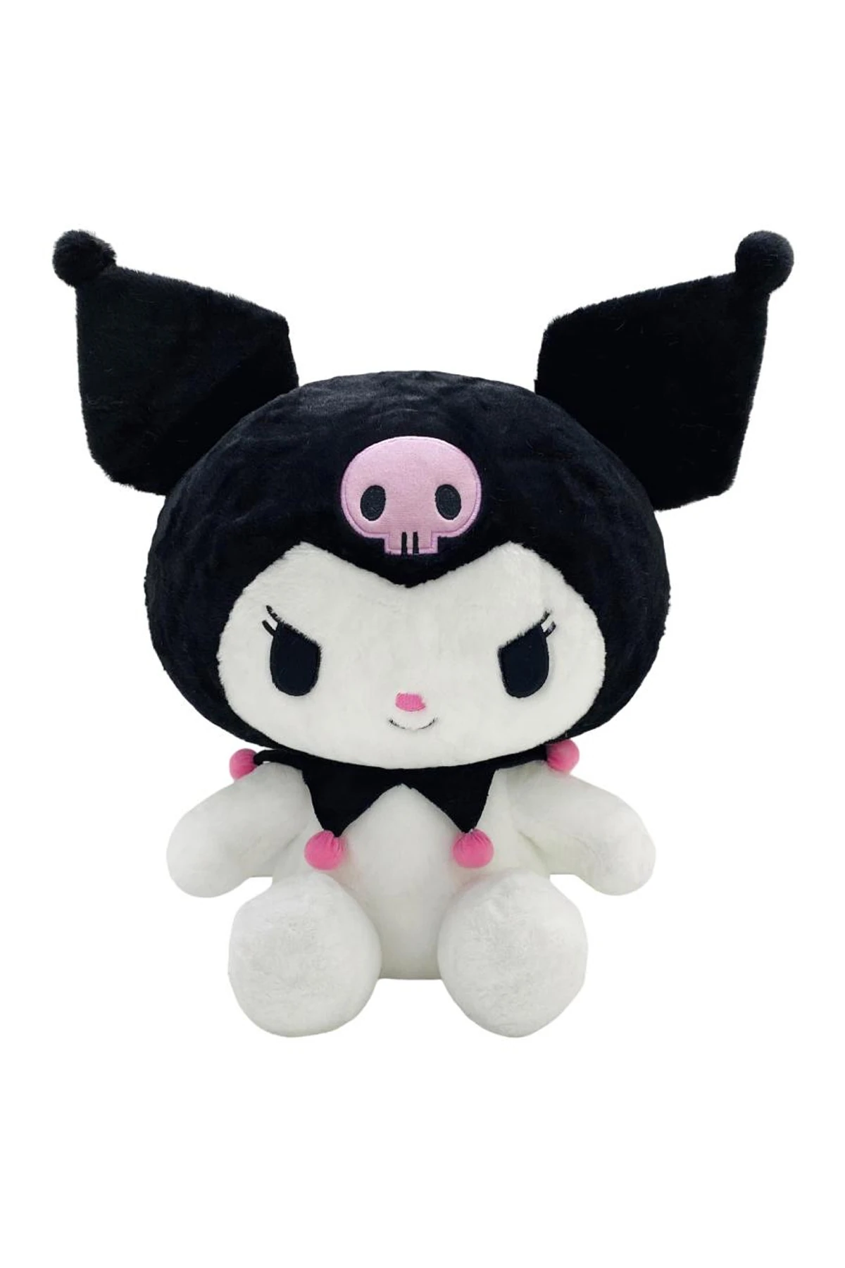 Sanrio Lisanslı Oturan Peluş Oyuncak (40 cm)-Kuromi