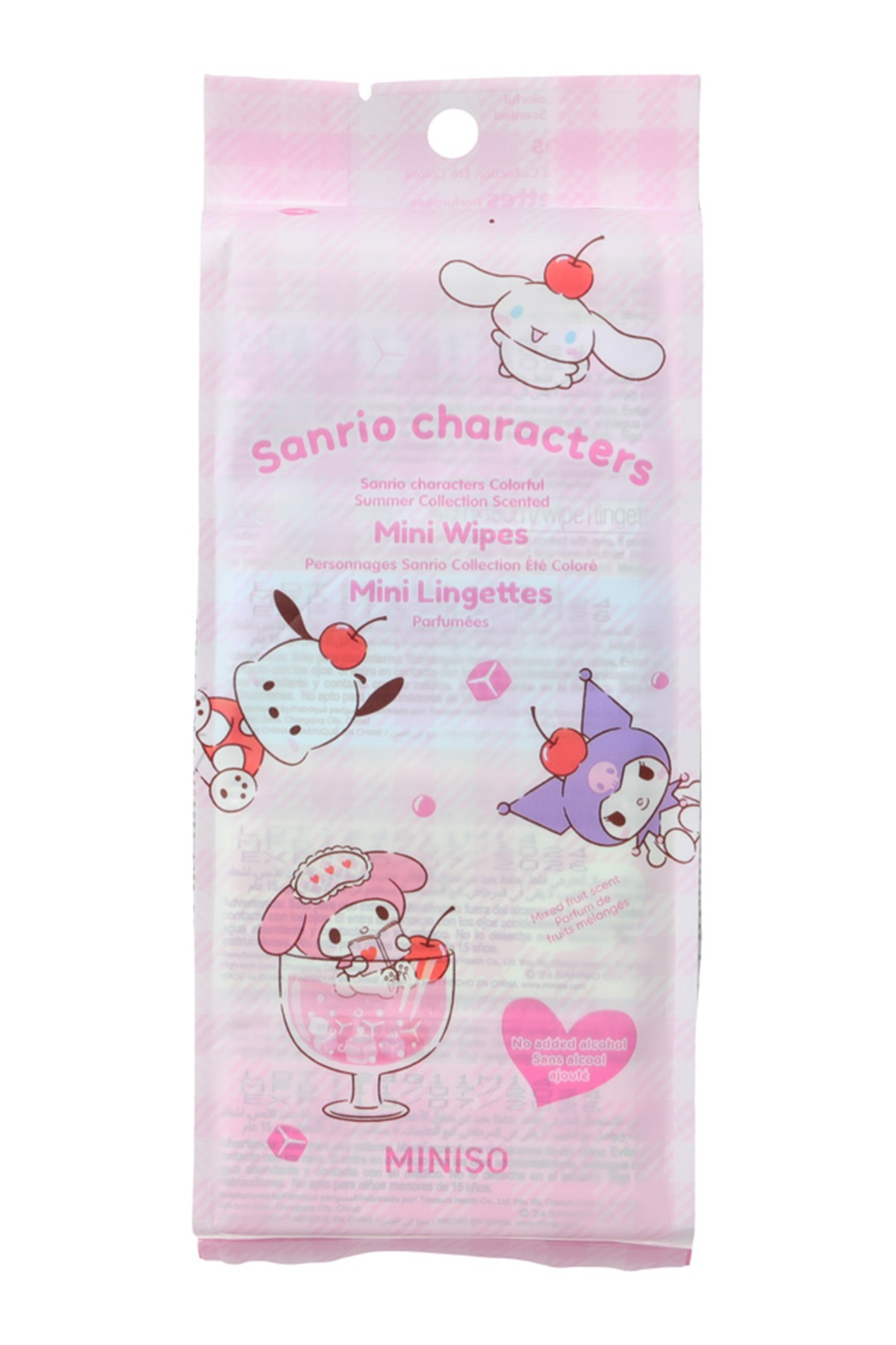Sanrio Karakterleri Lisanslı Kokulu Mini Islak Mendil