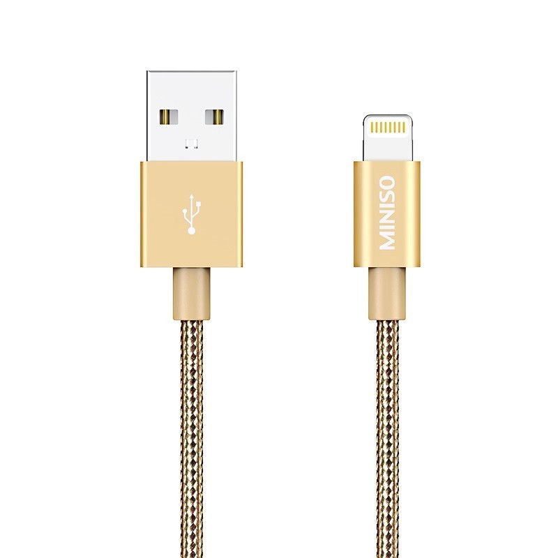 Apple Lightning USB Şarj Kablosu 2.4A Gold