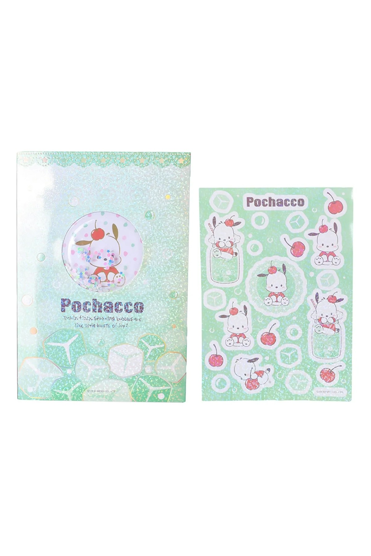 Sanrio Lisanslı Renkli Yaz Serisi Sert Kapak Sallantılı Not Defteri